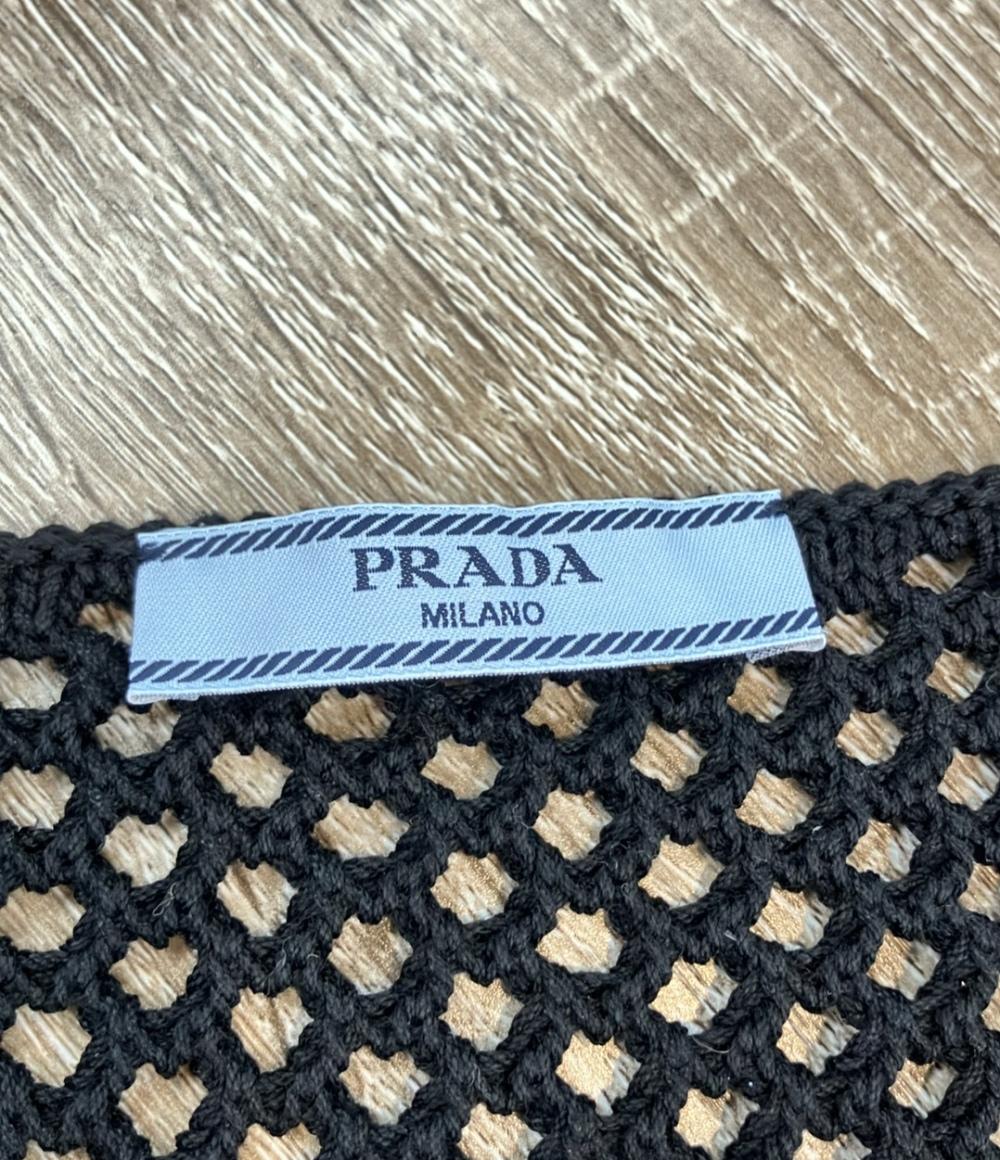 PRADA ニットカーディガン メッシュ P25364 1ADJ レディース SIZE 40 (S) プラダ
