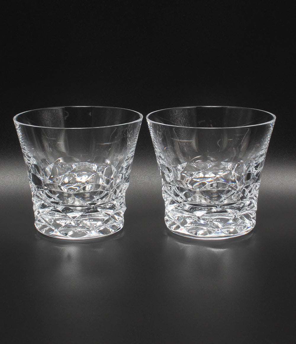 美品 Baccarat イヤータンブラー グラス 2点セット ペア 2020 ブラーヴァ バカラ