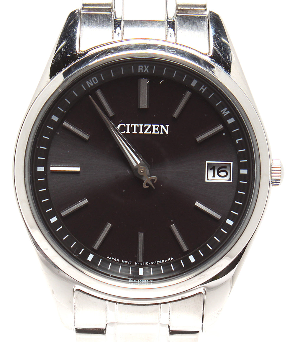 CITIZEN 腕時計 ソーラー ブラック H110-S077486 メンズ シチズン