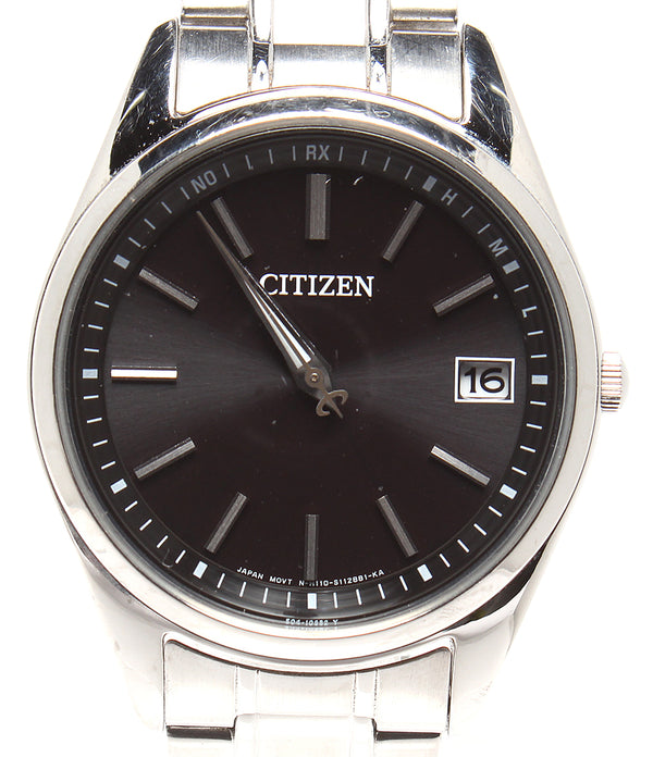CITIZEN 腕時計 ソーラー ブラック H110-S077486 メンズ シチズン