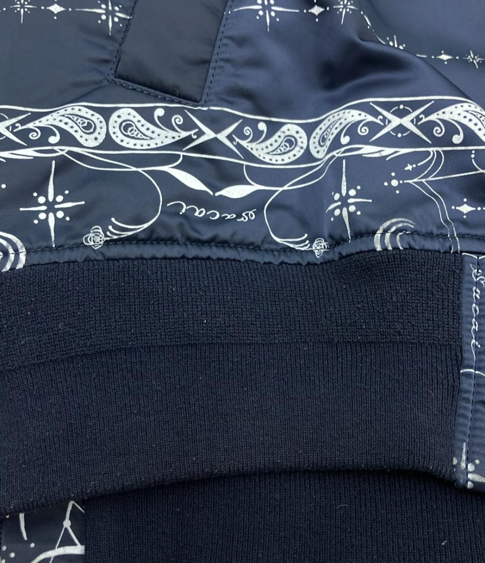 Sacai Dr.Woo ブルゾンBANDANA PRINT MA-1 BOMBER JACKET ペイズリー 20-02329M メンズ SIZE 3 (L) サカイ ドクターウー