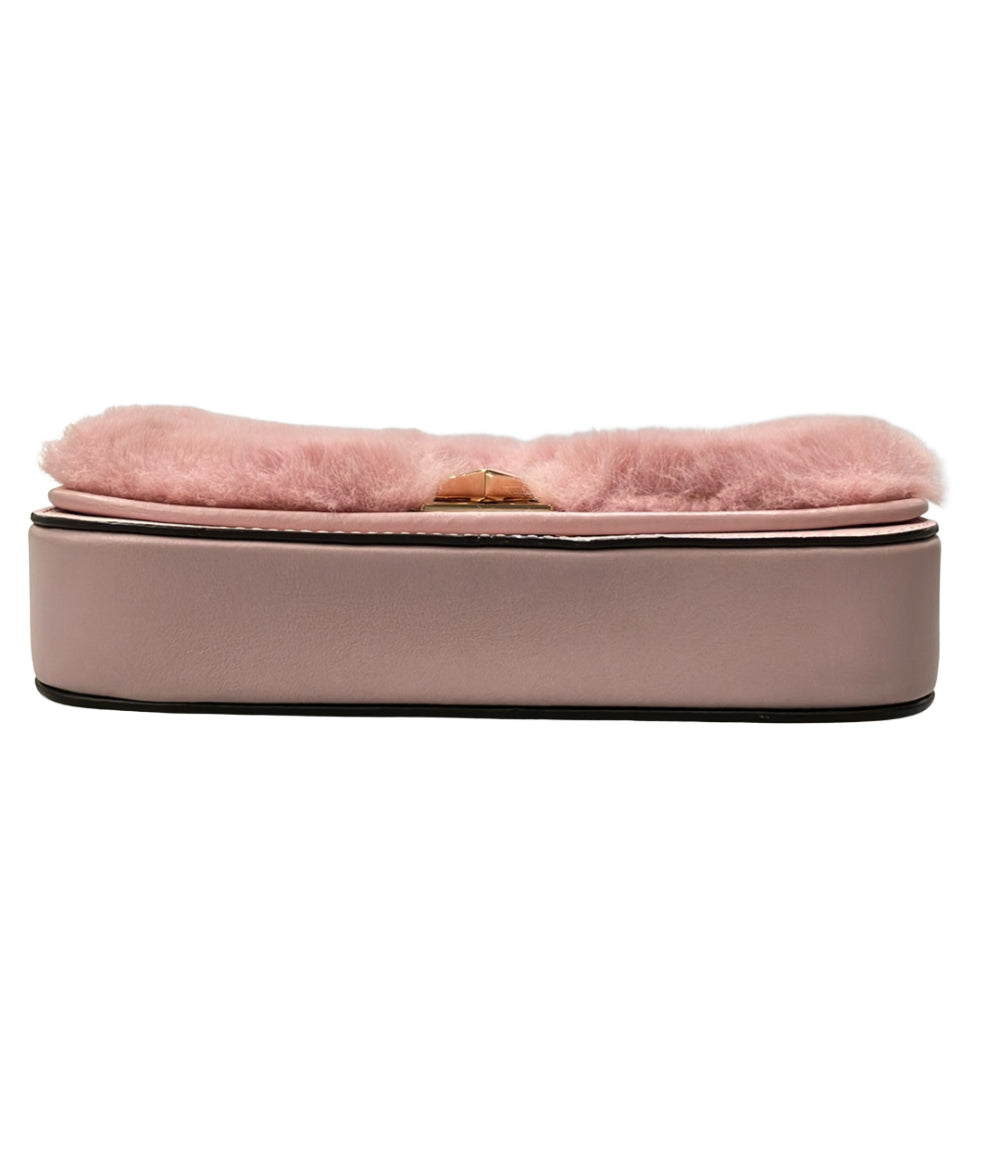 Kate Spade ショルダーバッグ 斜め掛け ファー チェーン レディース ケイトスペード