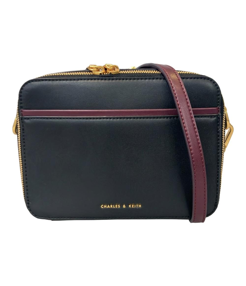美品 CHARLES＆KEITH ショルダーバッグ 斜め掛け レディース チャールズ＆キース