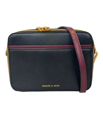 美品 CHARLES＆KEITH ショルダーバッグ 斜め掛け レディース チャールズ＆キース