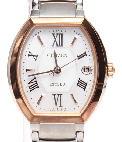 シチズン 腕時計 エクシード EXCEED ソーラー ホワイト ES8144-59A レディース CITIZEN