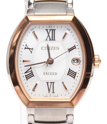 シチズン 腕時計 エクシード EXCEED ソーラー ホワイト ES8144-59A レディース CITIZEN