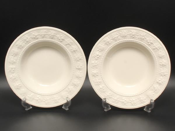 美品 WEDGWOOD スーププレート 皿 2点セット 23cm フェスティビティ