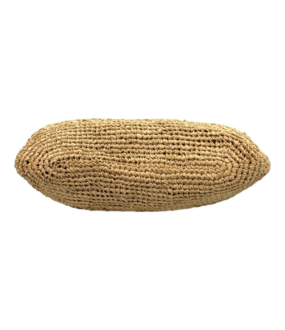 美品 アニエスベーボヤージュ トートバッグ 肩掛け ラフィア レディース Agnes b. VOYAGE