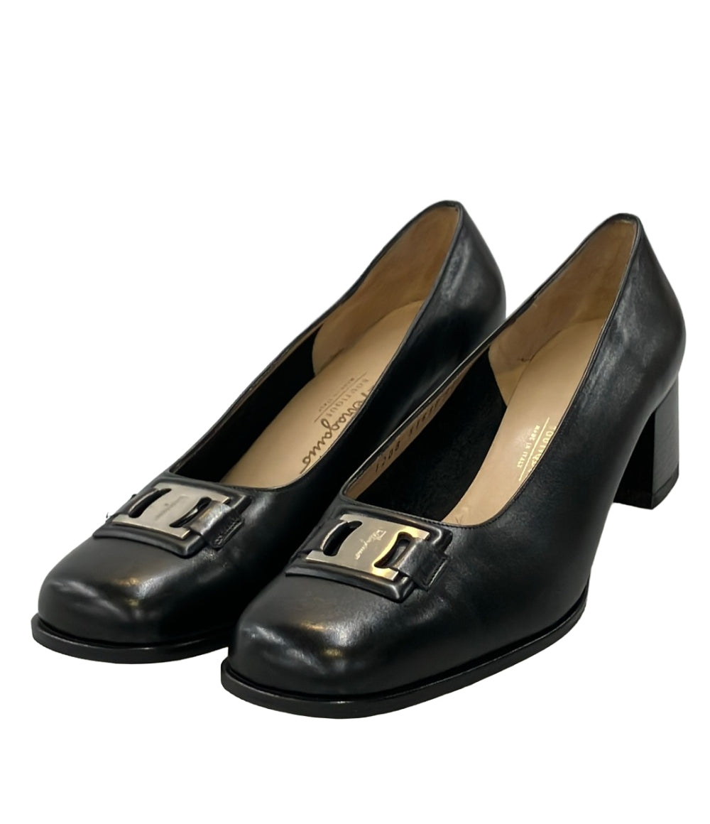 Salvatore Ferragamo パンプス ヴァラ レディース SIZE 7 1/2 サルヴァトーレフェラガモ