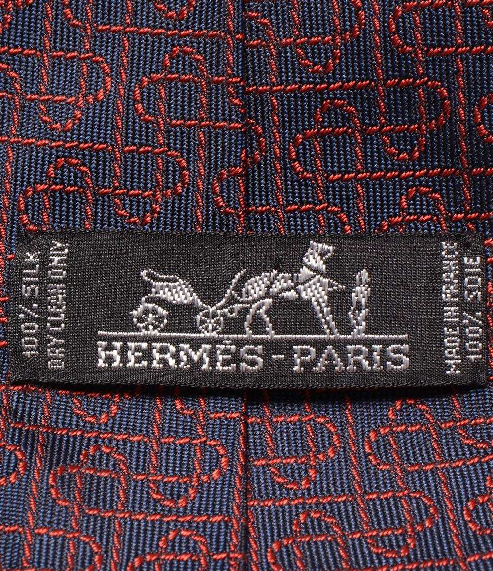 エルメス ネクタイ シルク100％ メンズ HERMES
