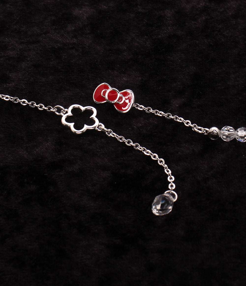 美品 SWAROVSKI SANRIO ネックレス 1097209 ハローキティモチーフ Hello Kitty Toggle レディース スワロフスキー