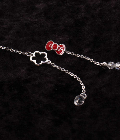 美品 SWAROVSKI SANRIO ネックレス 1097209 ハローキティモチーフ Hello Kitty Toggle レディース スワロフスキー
