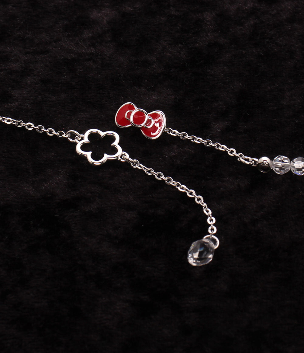 美品 SWAROVSKI SANRIO ネックレス 1097209 ハローキティモチーフ Hello Kitty Toggle レディース スワロフスキー