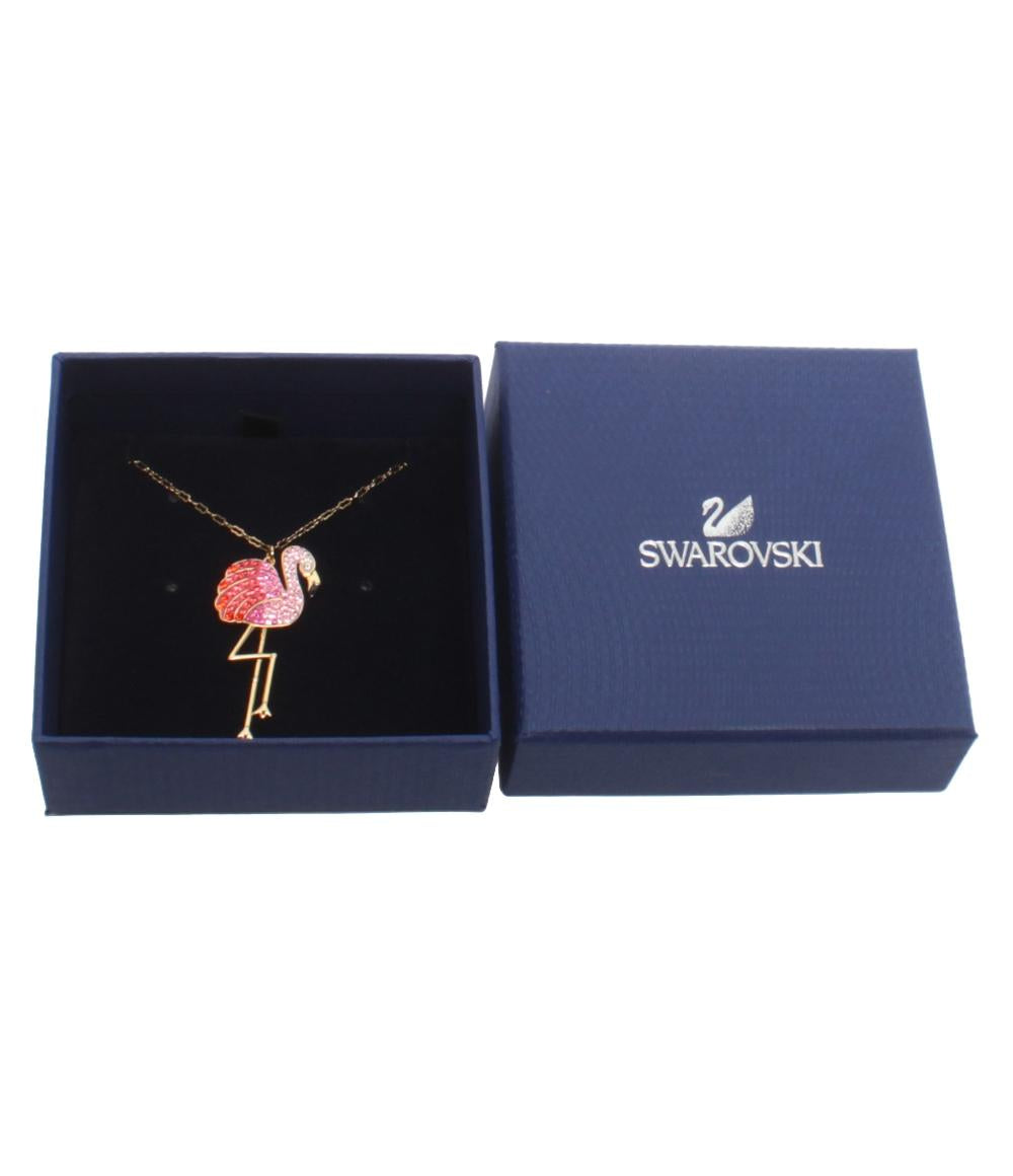 美品 SWAROVSKI ネックレス フラミンゴモチーフ 1181361 レディース