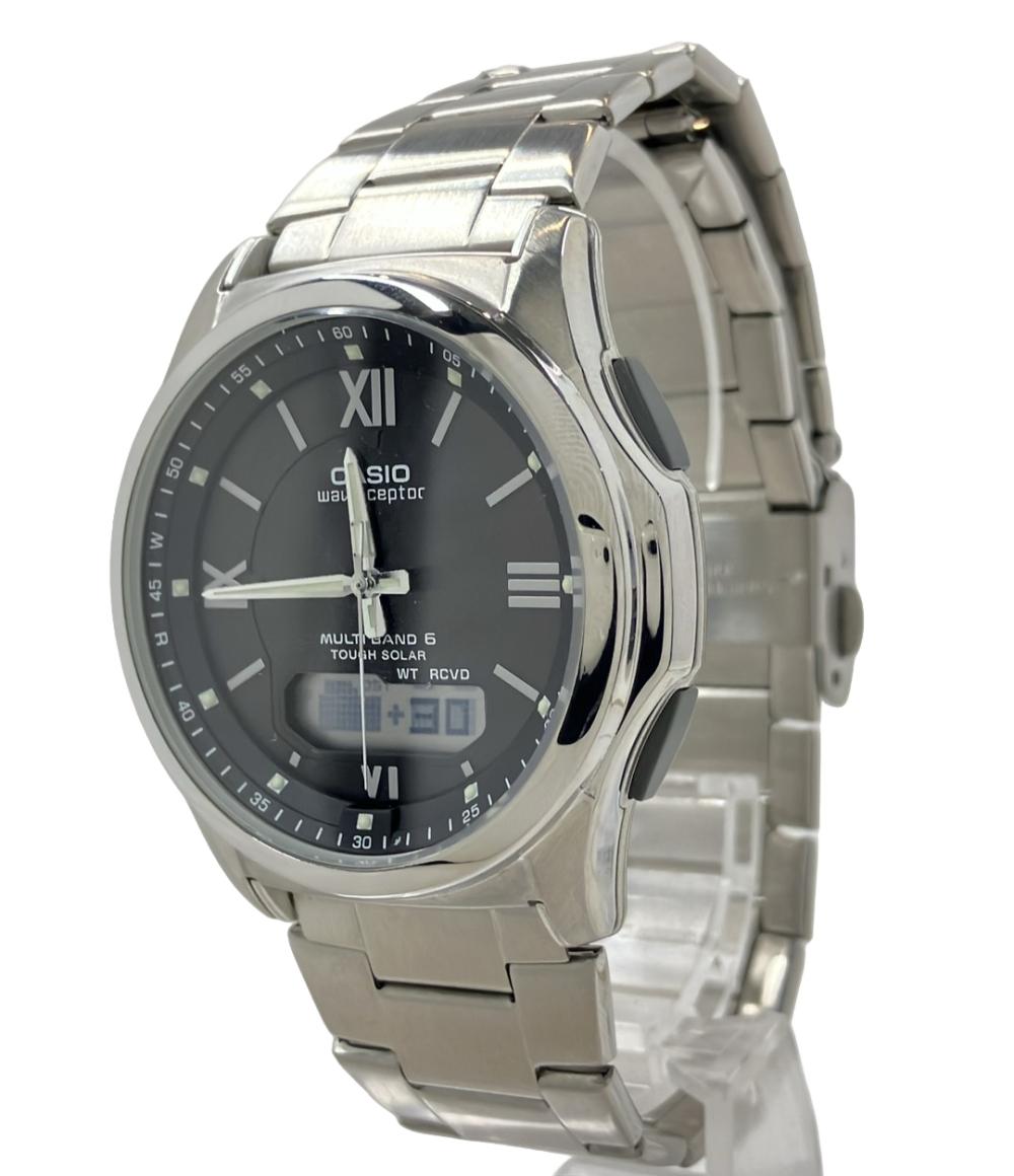 カシオ 腕時計 WAVE-CEPTOR ソーラー ブラック WVA-M630D-1A4JF メンズ CASIO