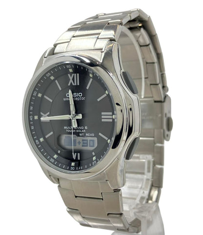 カシオ 腕時計 WAVE-CEPTOR ソーラー ブラック WVA-M630D-1A4JF メンズ CASIO