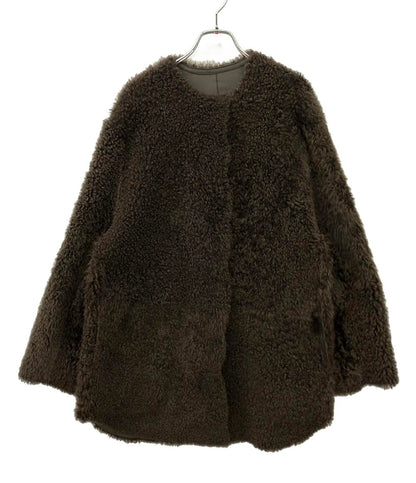 美品 IENA シープスキン ファームートンコート 25020900003030 レディース SIZE F (M) イエナ