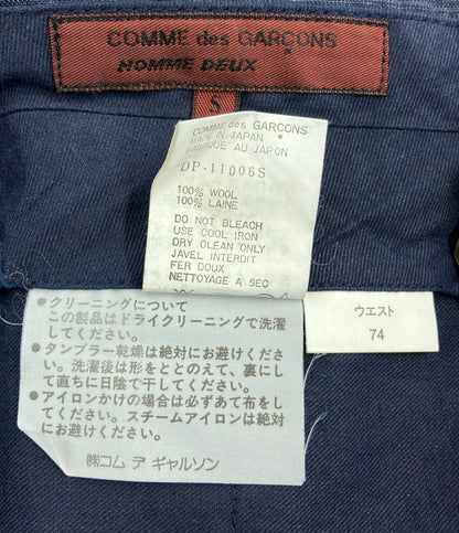 COMME des GARCONS HOMME DEUX ロングパンツ ストライプ DP-11006S メンズ SIZE S コムデギャルソンオムドゥ