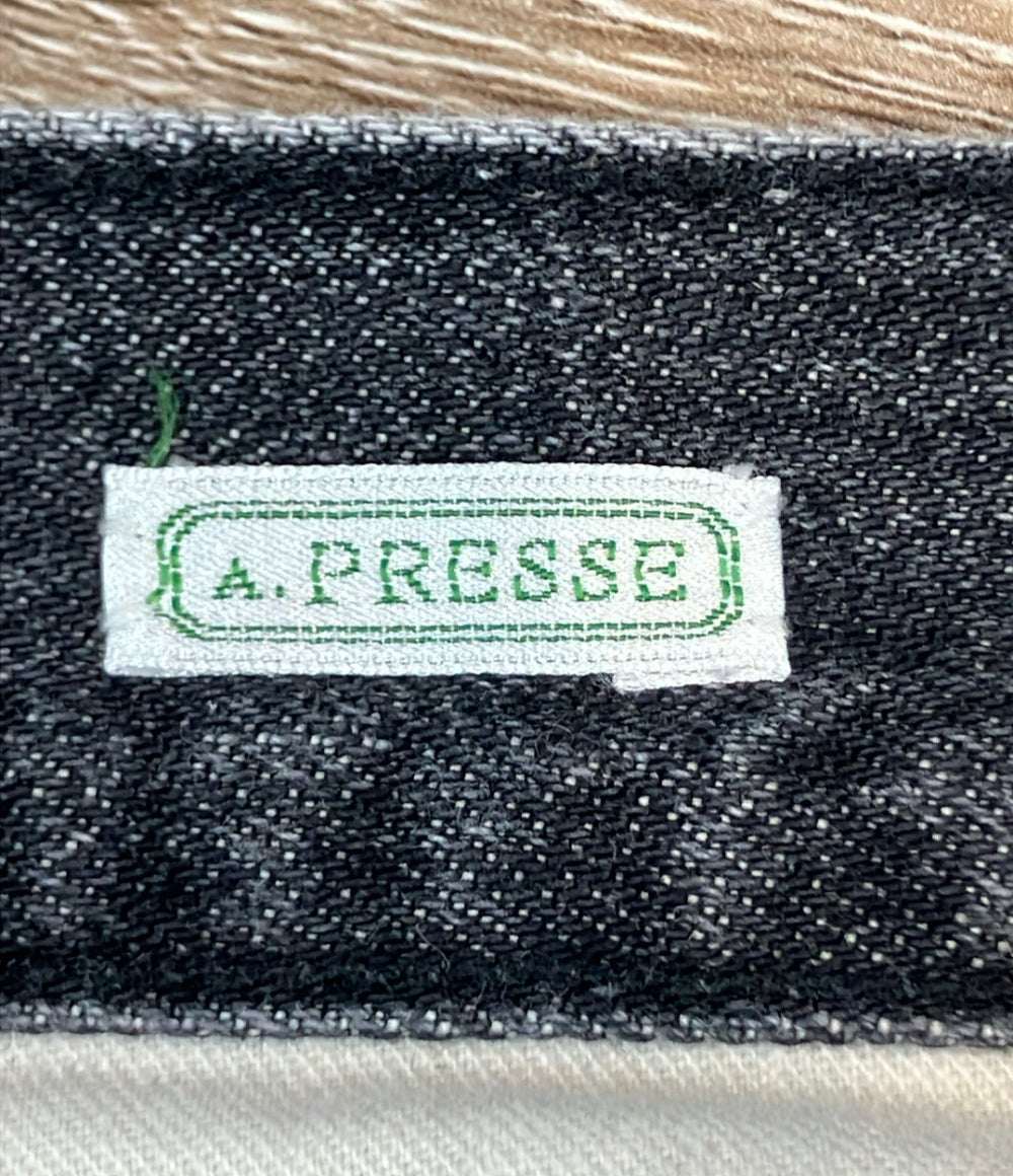 A.PRESSE デニムパンツ ウォッシュ加工 22AP-04-04H メンズ SIZE 32 (L) アプレッセ