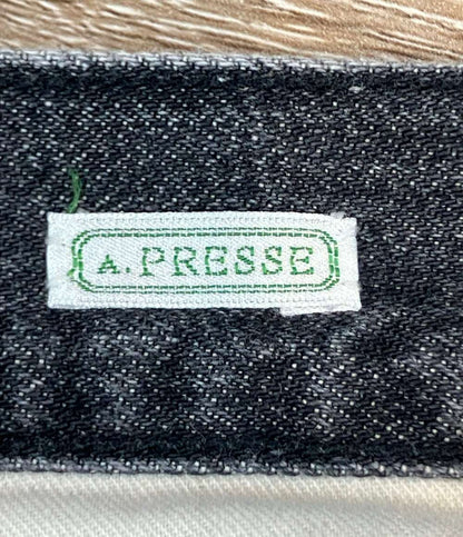 A.PRESSE デニムパンツ ウォッシュ加工 22AP-04-04H メンズ SIZE 32 (L) アプレッセ