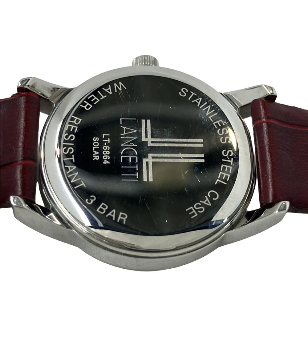 ランチェッティ 腕時計 ソーラー ホワイト LT-6864 レディース LANCETTI