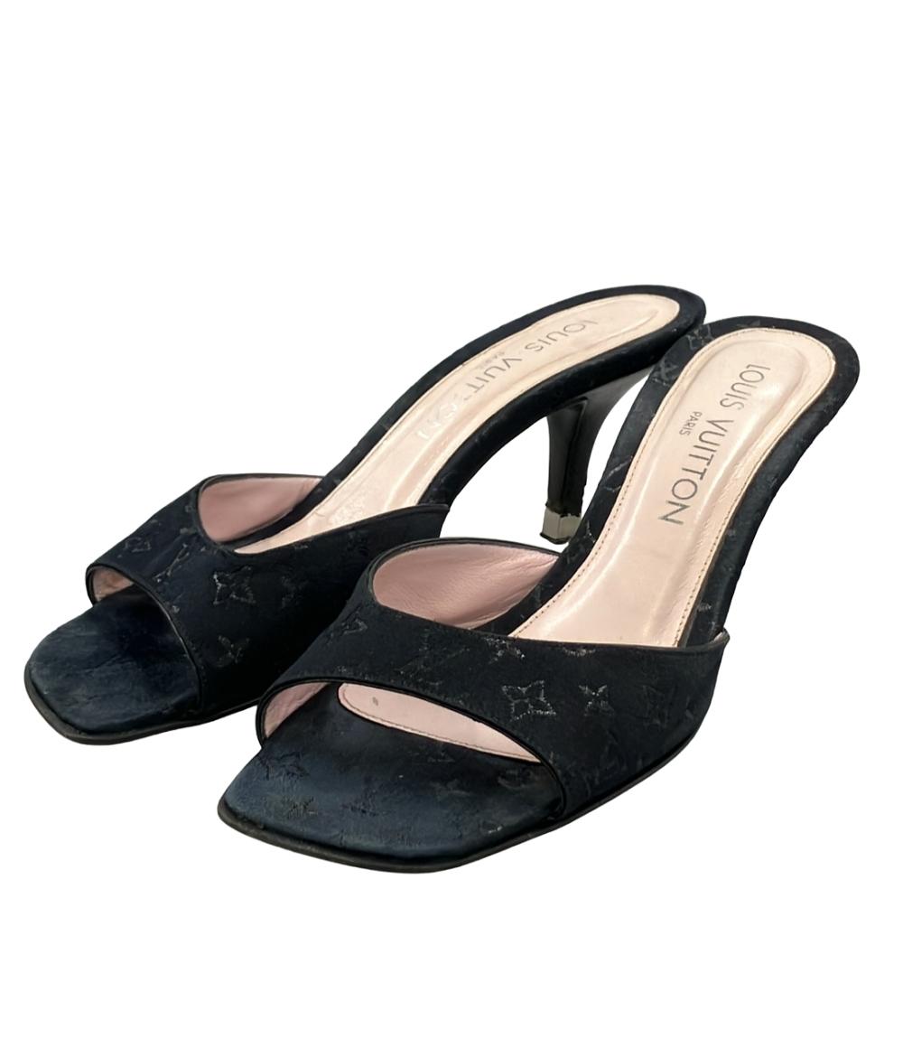 訳あり LOUIS VUITTON ミュール モノグラム レディース SIZE 37 ルイ