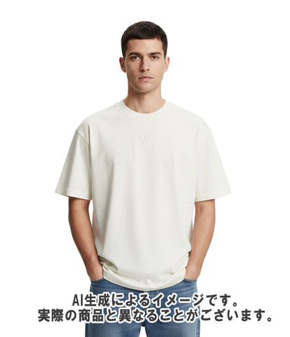 LOUIS VUITTON 半袖Tシャツ エンボス加工 RM232Q DT3 HNY55W メンズ SIZE XL ルイ・ヴィトン