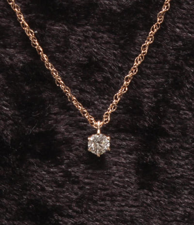 美品 NOJESS ネックレス K10 ダイヤ レディース ノジェス