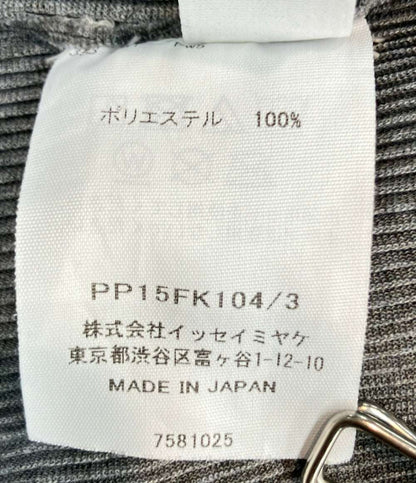PLEATS PLEASE 半袖Tシャツ カットソー ライトグレー MIST BASICS モード PP15FK104 レディース SIZE 3 (L) プリーツプリーズ