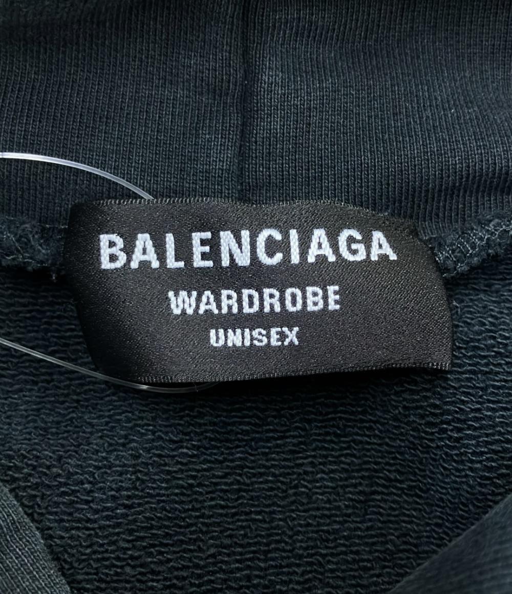 美品 BALENCIAGA Political Campaign Hoodie ポリティカル キャンペーン フーディー プルオーバー パーカー IT07 620973 TKV19 9034 メンズ SIZE XXS