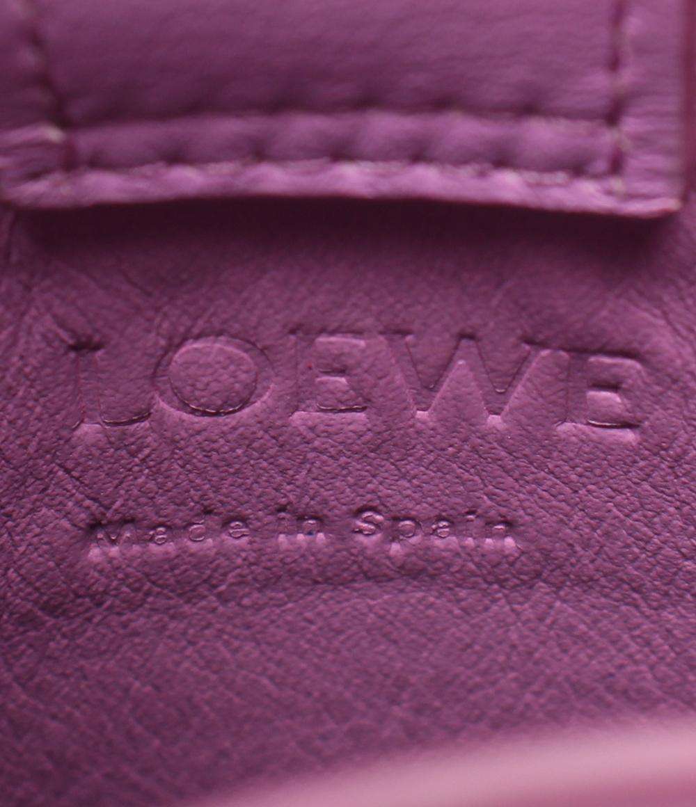 美品 ロエベ ショルダーバッグ 斜め掛け エレファントポケット レディース LOEWE