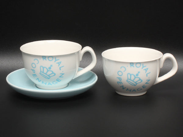 美品 Royal Copenhagen カップ＆ソーサー ニューシグネチャー ブルー