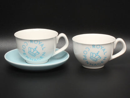 美品 Royal Copenhagen カップ＆ソーサー ニューシグネチャー ブルー ロイヤルコペンハーゲン