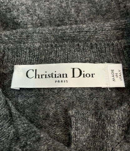 Christian Dior 長袖ニット カシミヤ100% パールボタン 354S48AM053 レディース クリスチャンディオール