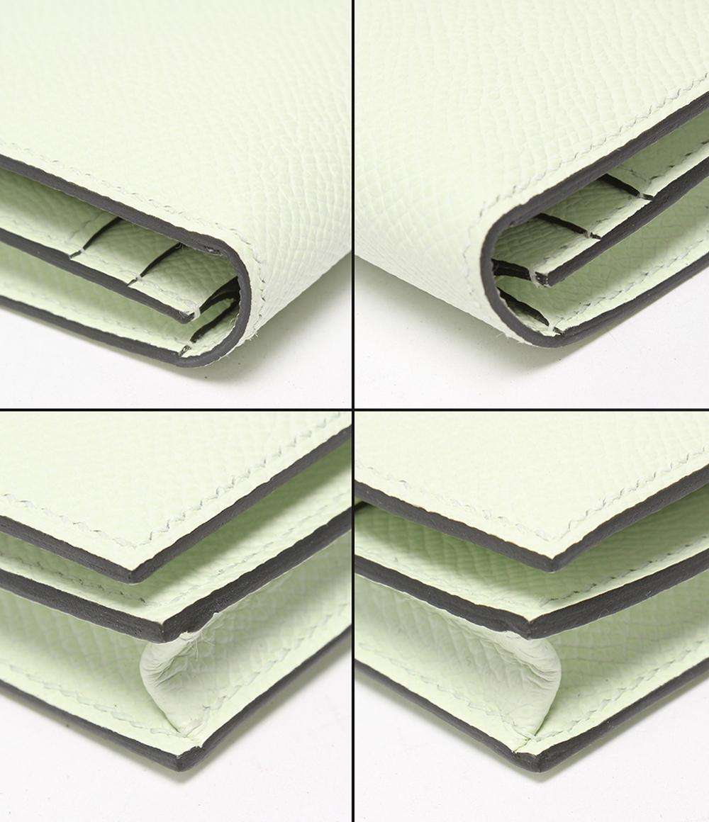 美品 HERMES 長財布 シルバー金具 B刻印 ヴェールフィズ ヴォーエプソン ベアンスフレ レディース エルメス