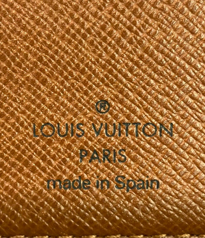 美品 ルイヴィトン 二つ折り財布 ポルトフォイユマルコ モノグラム M61675 メンズ Louis Vuitton