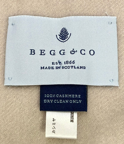 BEGG & CO マフラー ストール 大判 カシミヤ100% レディース ベグアンドコー
