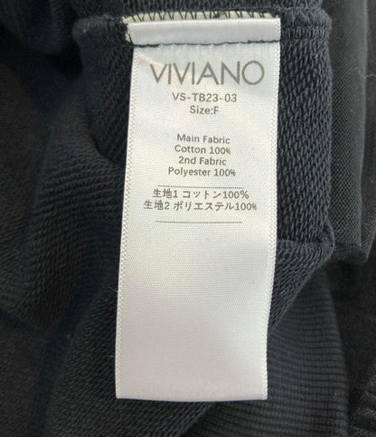 VIVIANO 長袖 チュールリイヤード スウェット レディース SIZE F (M) ヴィヴィアーノ