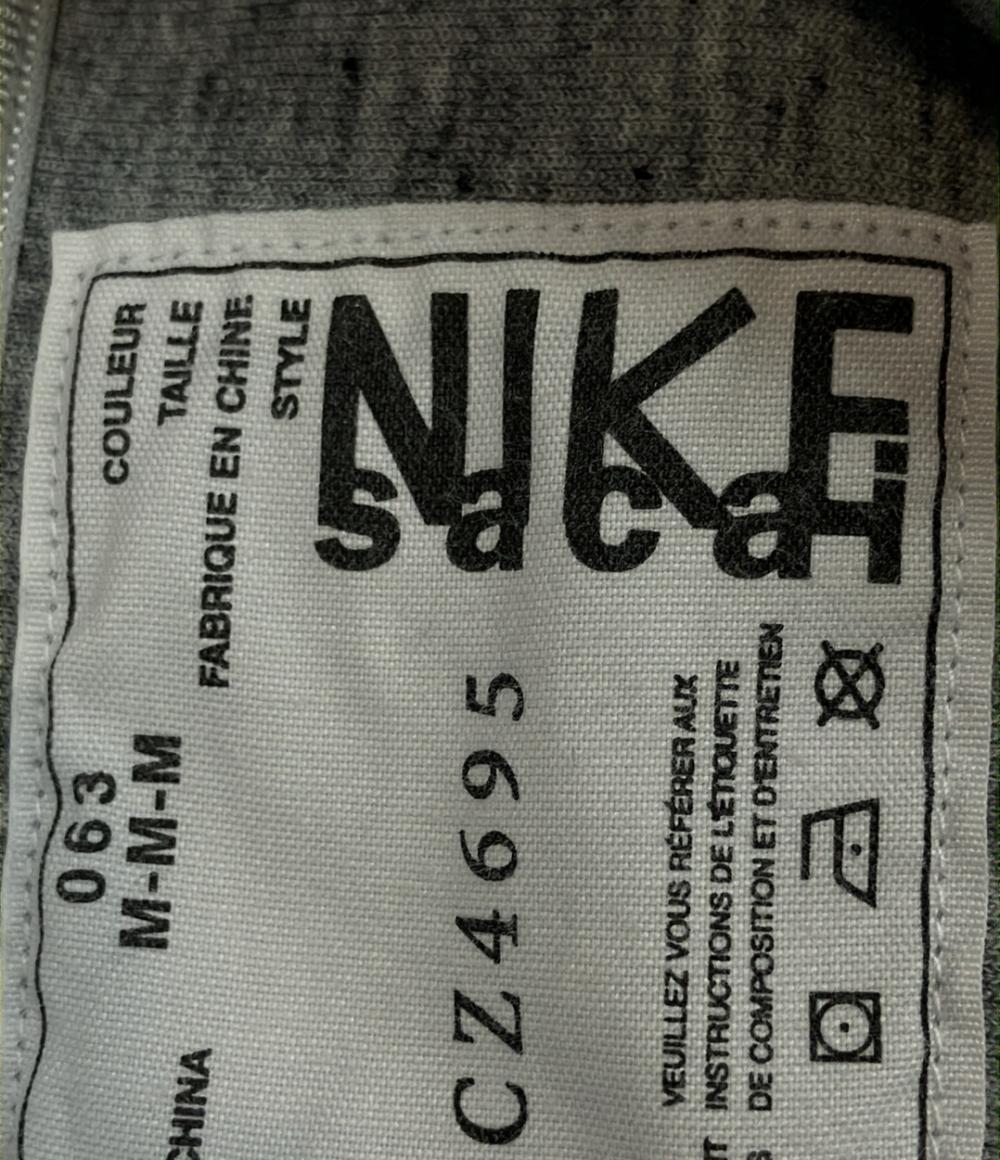 NIKE Sacai パーカー ドッキング ナイロン AS UNISEX NRG HOODIE CZ4695-063 メンズ SIZE M ナイキ サカイ