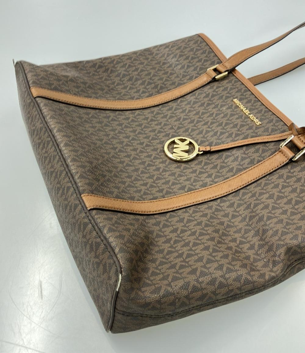 マイケルコース モノグラムレザートートバッグ レディース MICHAEL KORS