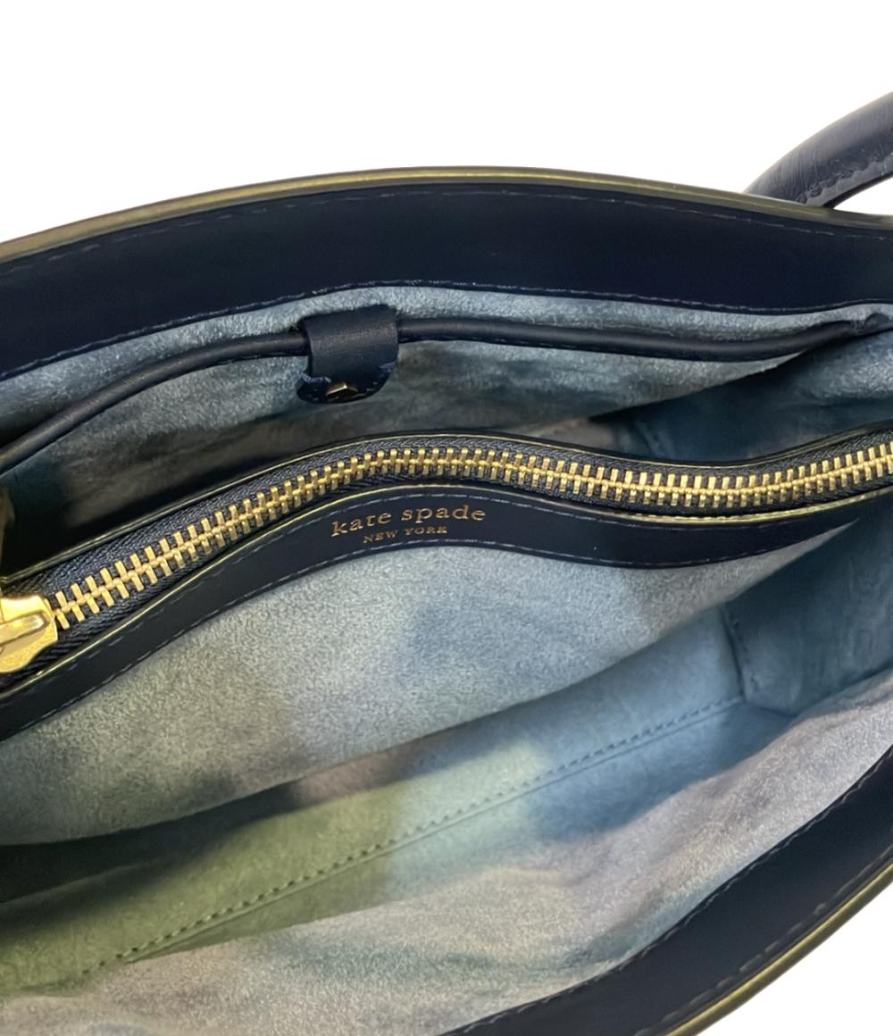 美品 Kate Spade 2WAY ハンドバッグ ショルダーバッグ 斜め掛け デニム