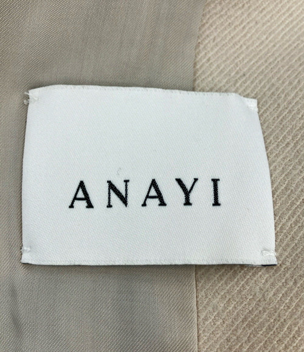 ANAYI ダブルノーカラージャケット レディース SIZE 38 (M) アナイ
