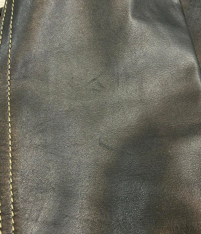 ARMANI JEANS レザージャケット レディース SIZE 42 (M) アルマーニジーンズ