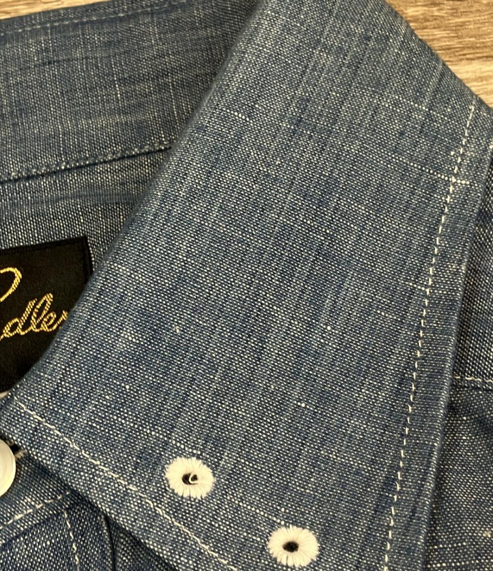 Needles 長袖シャツ ピンホール シャンブレー シャツ KP205 メンズ