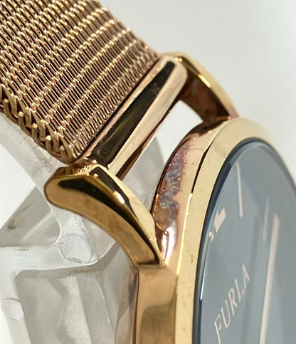 FURLA 腕時計 クオーツ ブラック レディース フルラ