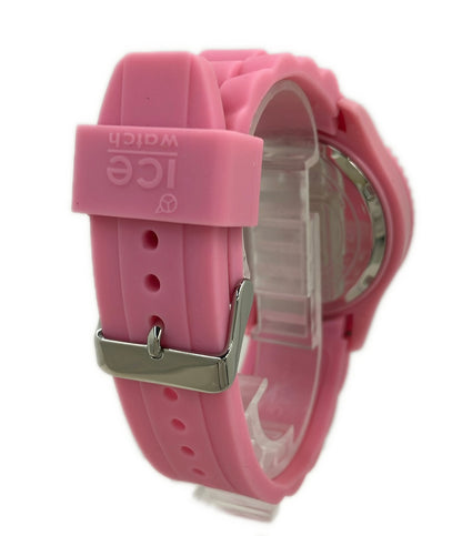 美品 ice watch 腕時計 クオーツ ピンク レディース メンズ アイスウォッチ