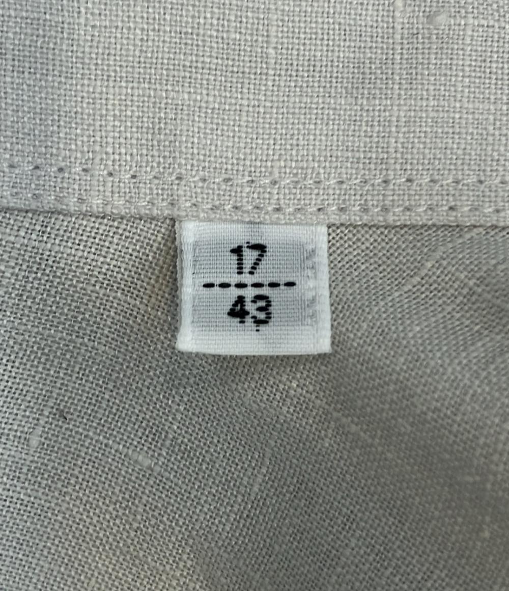 エルメス 長袖シャツ リネン メンズ SIZE 43 17 (2XL) HERMES