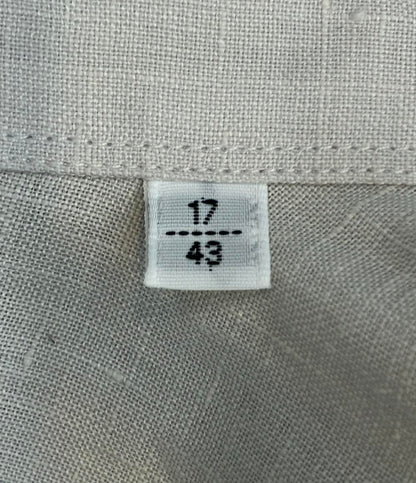 エルメス 長袖シャツ リネン メンズ SIZE 43 17 (2XL) HERMES