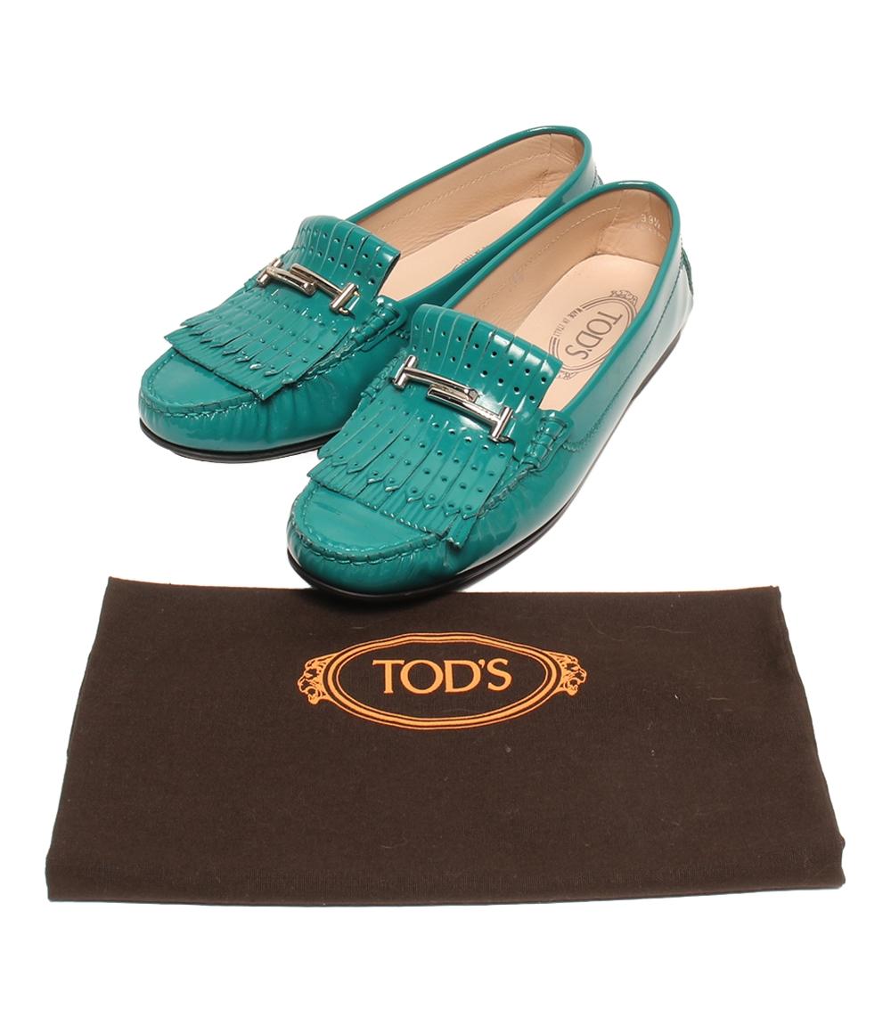トッズ ドライビングシューズ ローファー キルトタン レディース SIZE 39 1/2 (L) TOD’S