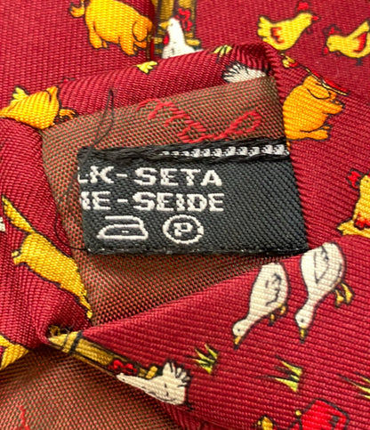 Salvatore Ferragamo ネクタイ シルク 100% メンズ サルヴァトーレフェラガモ
